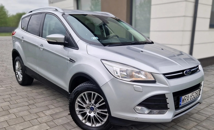 Ford Kuga cena 39990 przebieg: 203687, rok produkcji 2013 z Terespol małe 154